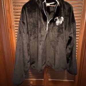 Disney Black Pullover with White Trim
